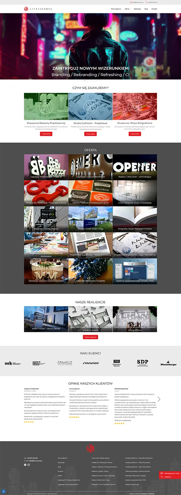 Literranova Strona internetowa