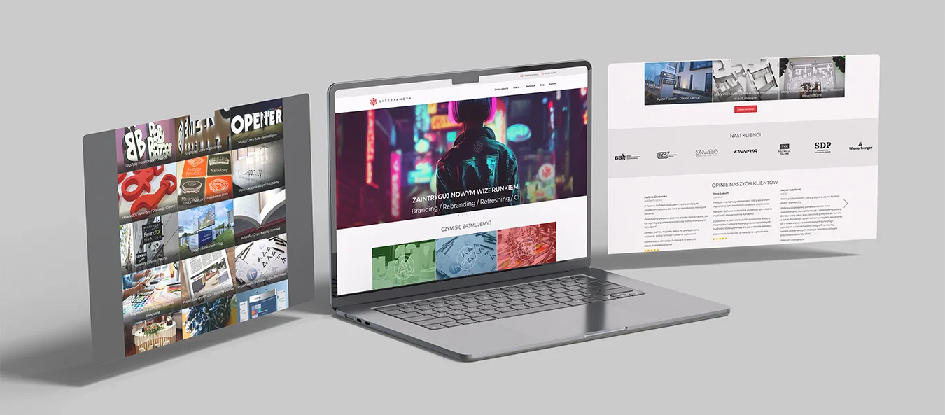 Prezentacja strony internetowej Literranova