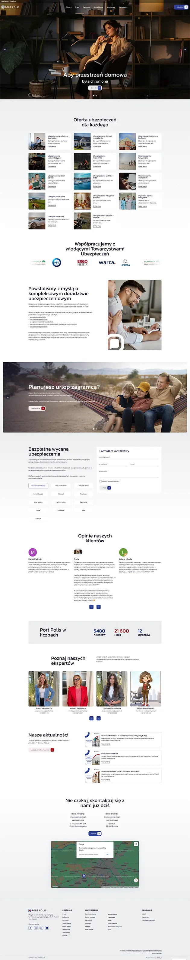 Port Polis Strona internetowa