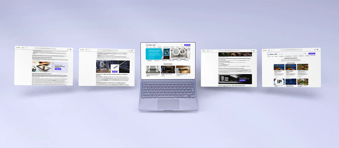 Prezentacja strony internetowej SMD-LED Blog