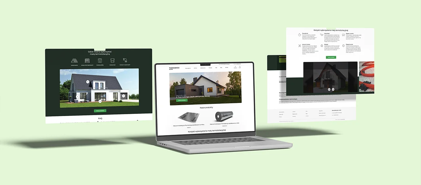 Prezentacja strony internetowej Thermobingo