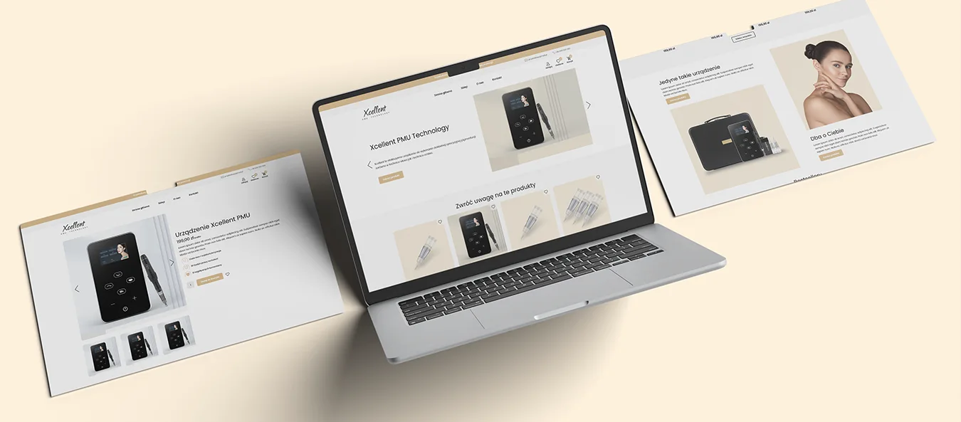 Prezentacja strony internetowej Xcellent